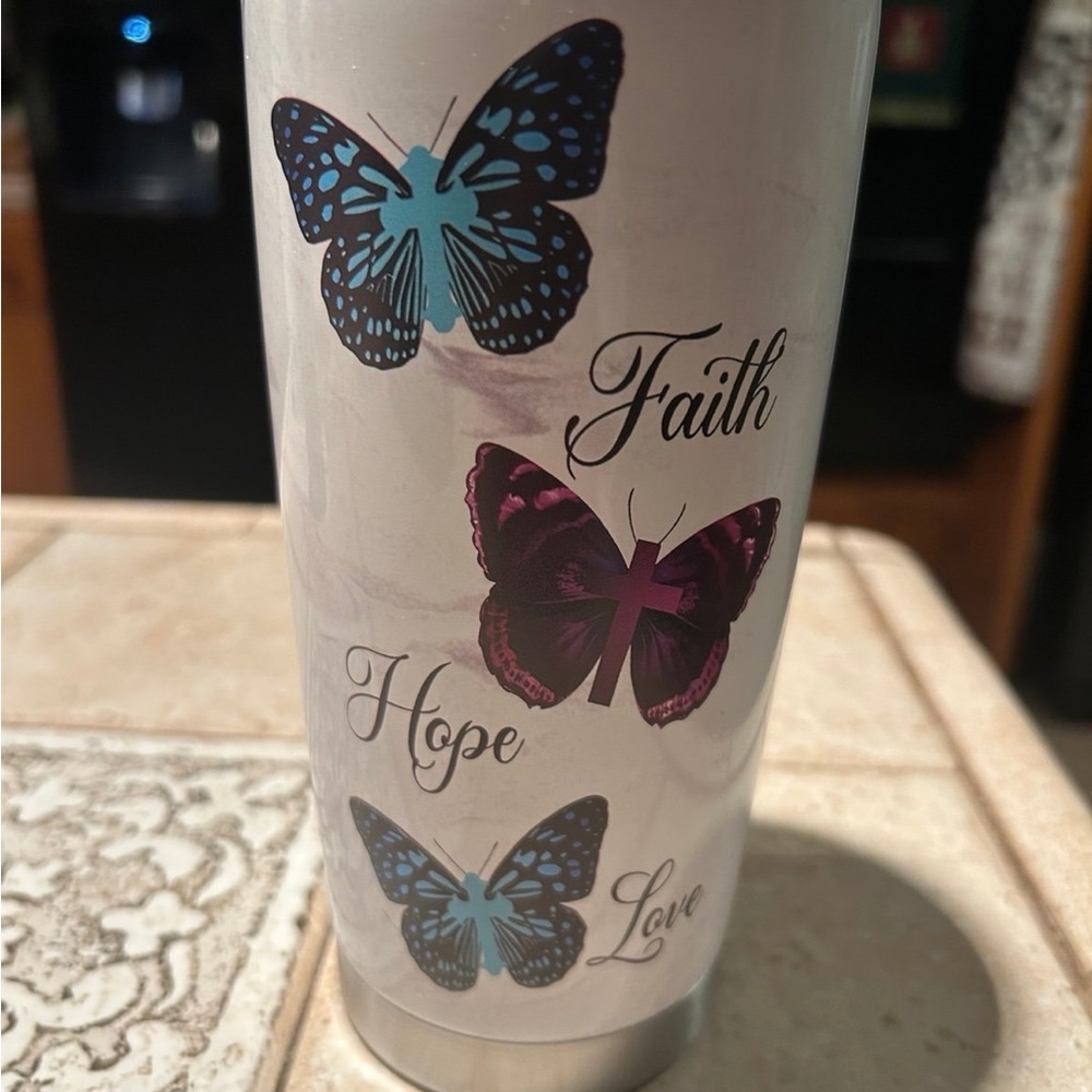 Butterfly Design Tumbler